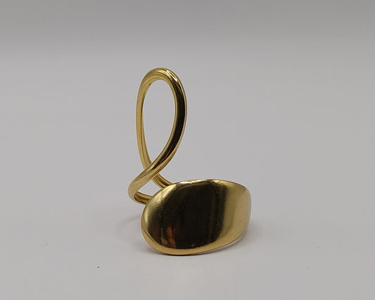 Offener Ring: Wasserfest Geometrisch, Rund, Oval