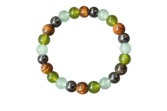 NEW: Perlenarmband mit Naturstein