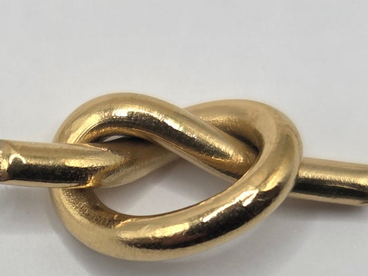 Wasserfeste Halskette aus Edelstahl 316L in Goldfarbe
