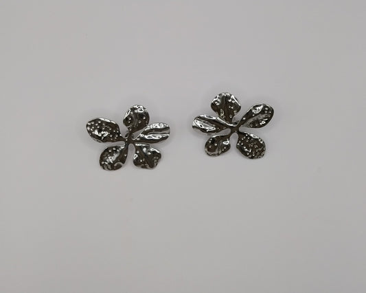 Klassische Blumen-Ohrringe aus Edelstahl 304 für Damen