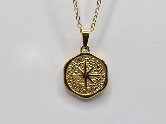 🌙✨ Stern & Mond – Minimalistische Halskette aus Edelstahl