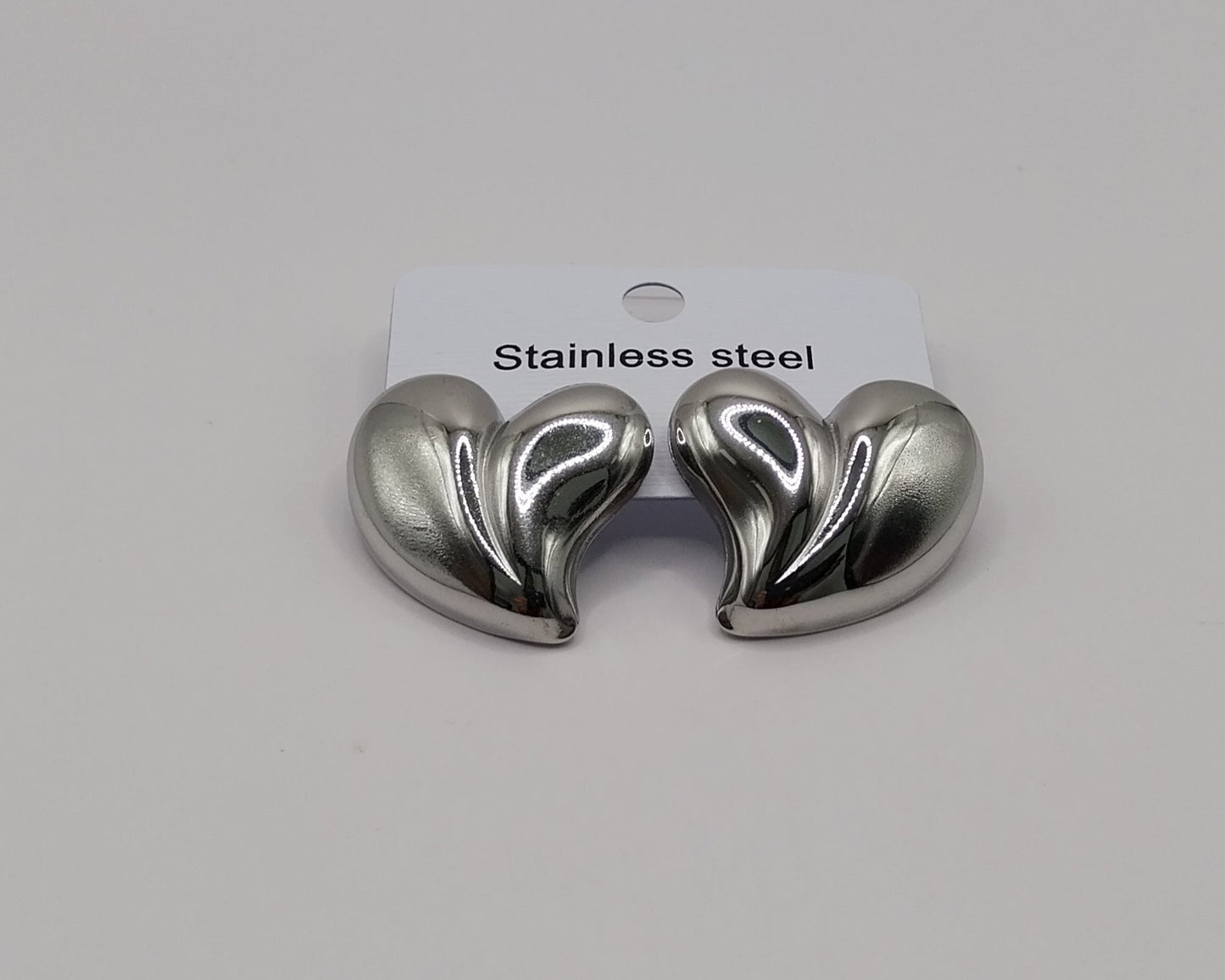 Herz Ohrringe aus Edelstahl