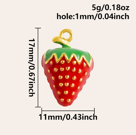 Waterproof Charm: Strawberry