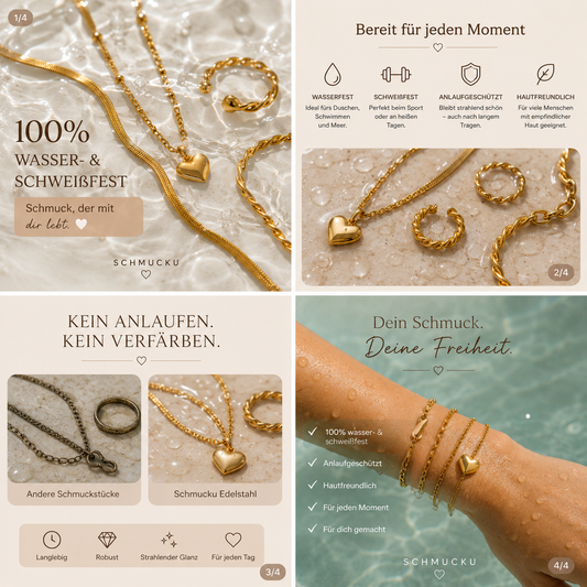 Warum Edelstahlschmuck die perfekte Wahl ist – Die Vorteile von Edelstahl-Schmuck