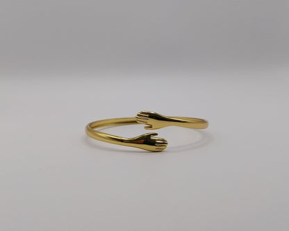 Ferien Klassischer Stil Hände Edelstahl 304 Armreif In Masse