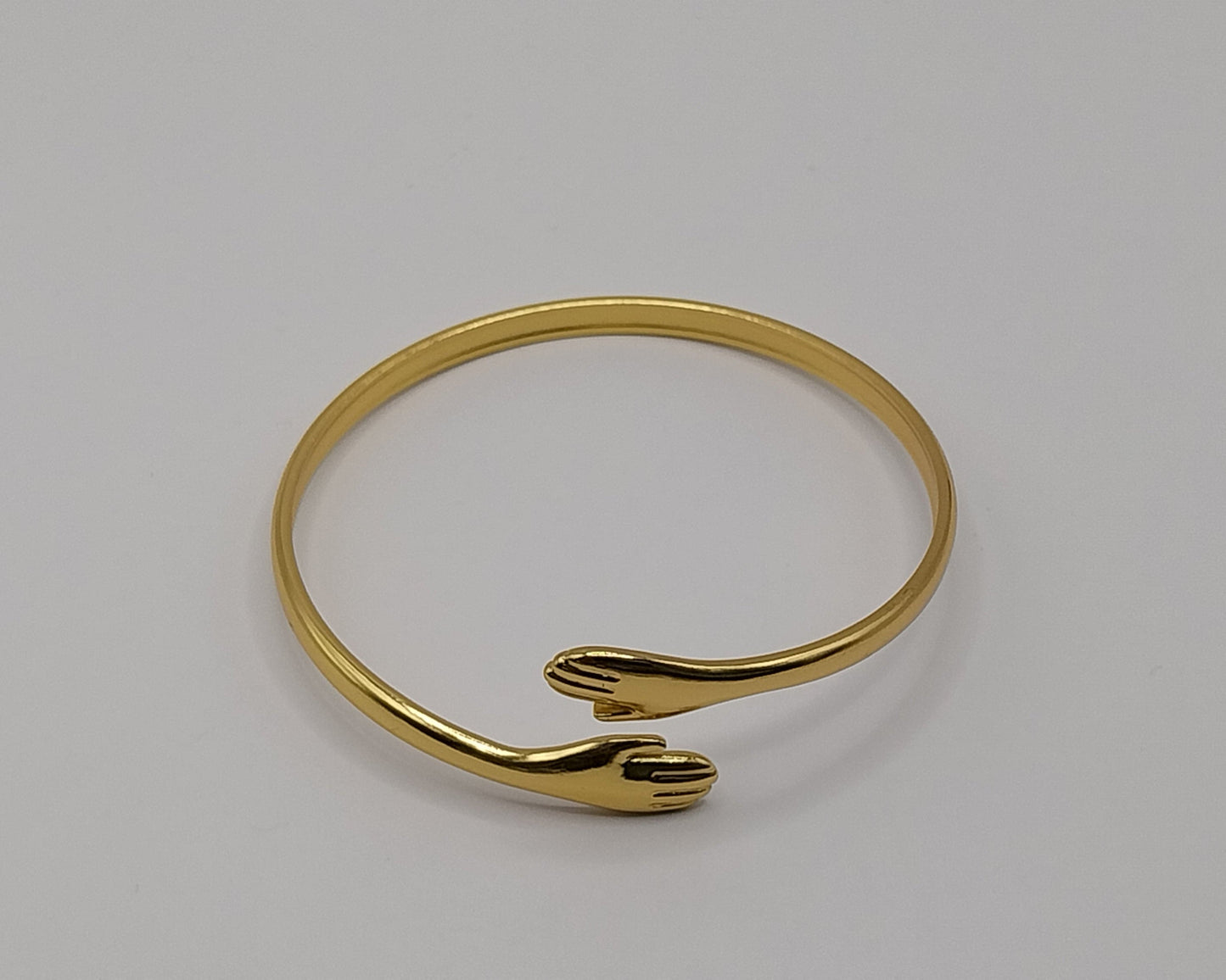 Ferien Klassischer Stil Hände Edelstahl 304 Armreif In Masse