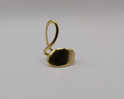 Offener Ring: Wasserfest Geometrisch, Rund, Oval