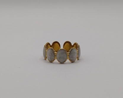 Offener Ring- Wasserfest: Oval