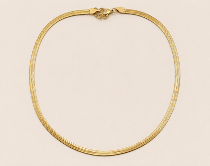 5 mm Schlangenkette aus Edelstahl – wasserfest