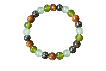 NEW: Perlenarmband mit Naturstein