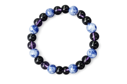 Empathie Shield: Perlenarmband mit Naturstein