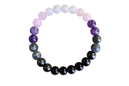 Empath Protection: Perlenarmband mit Naturstein
