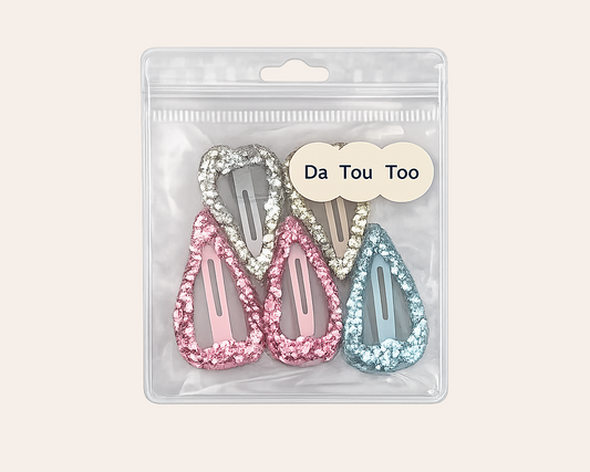 Schmucku Minis – Glitzernde Haarklammern für Mädchen