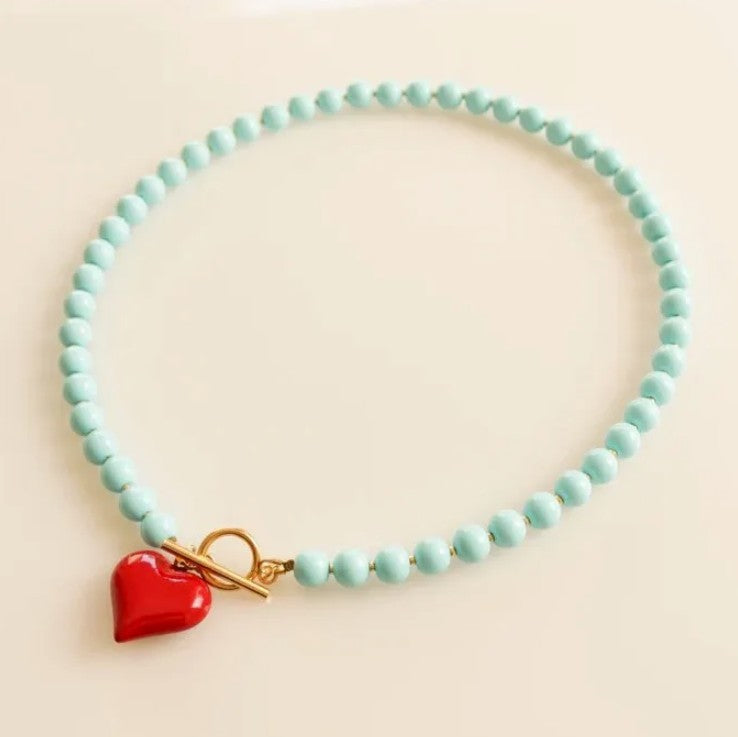 Heart necklase: summer must have