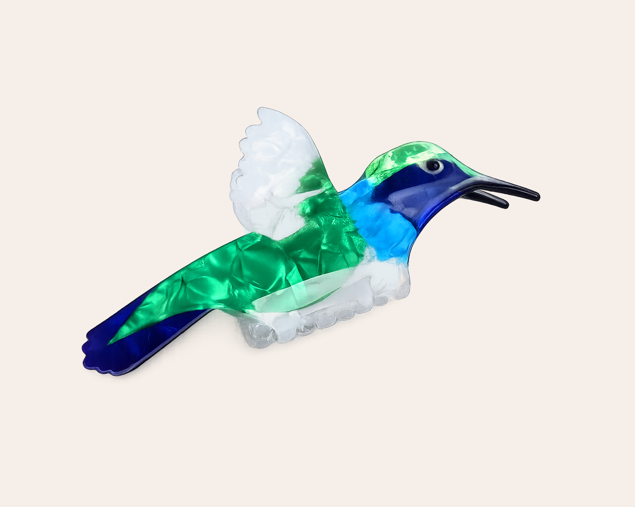 Haarklammer Kolibri