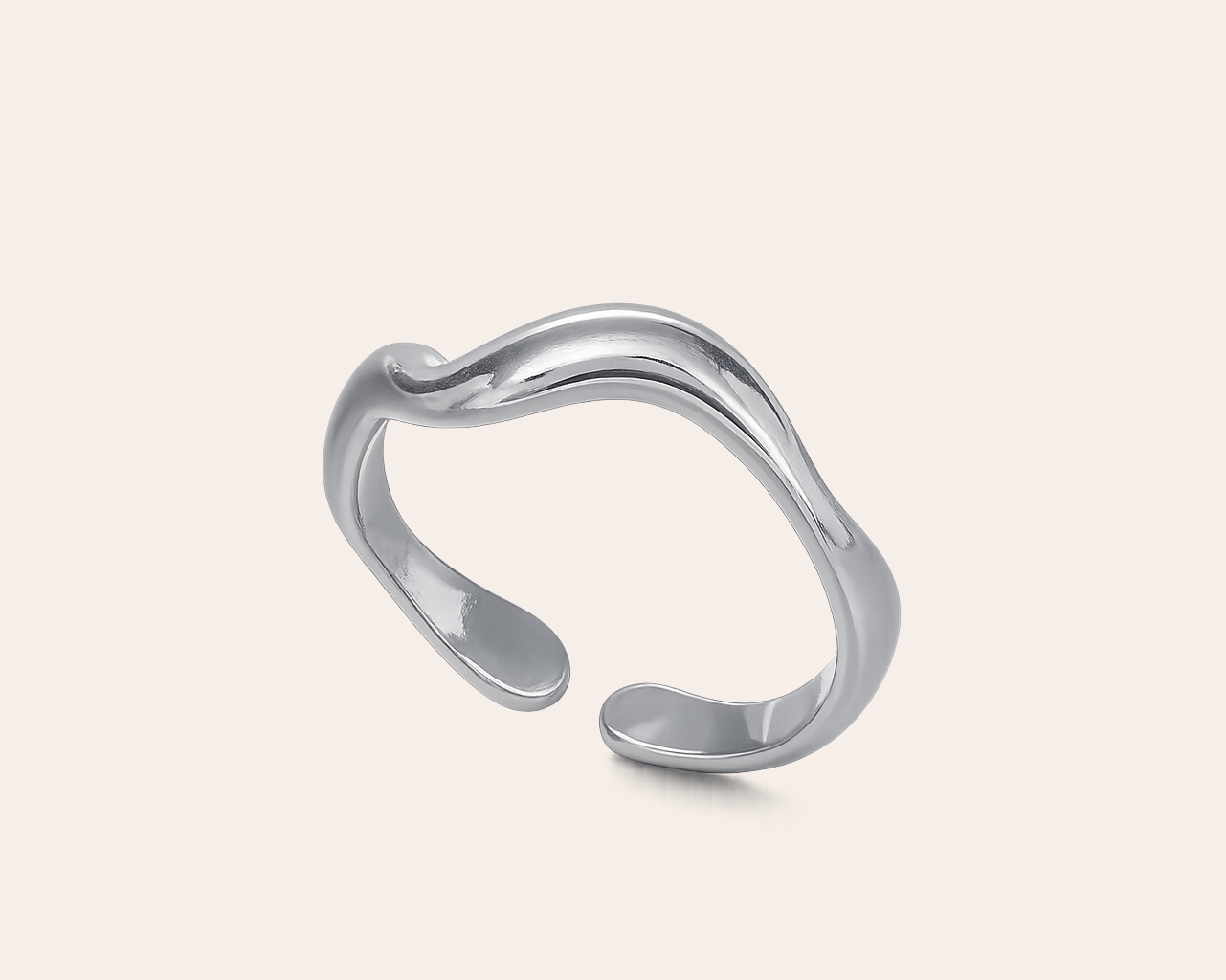 Offener Ring aus 304 Edelstahl- Must have