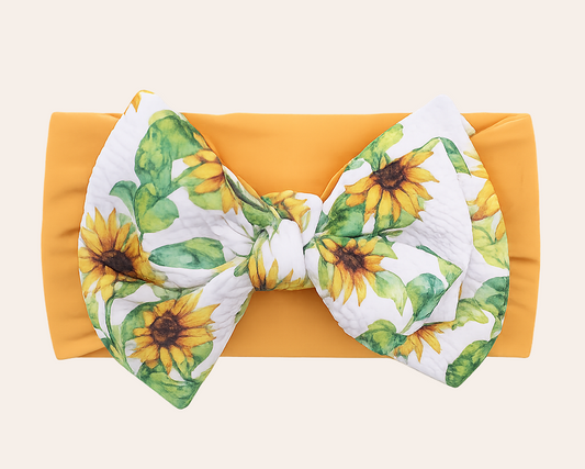 Schmucku Minis – Sonnenblume Haarband für Kinder