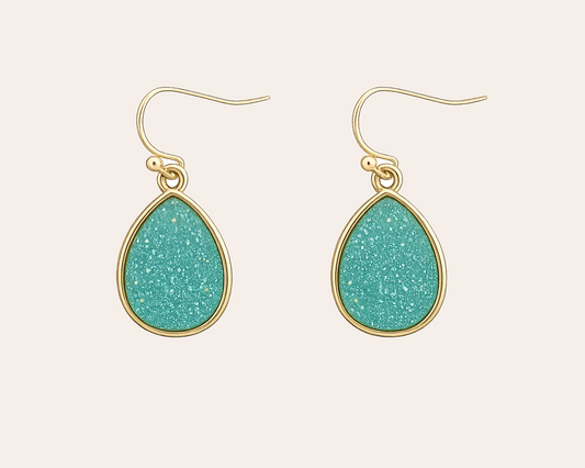 Turquoise Ethnischer Stil Ohrringe