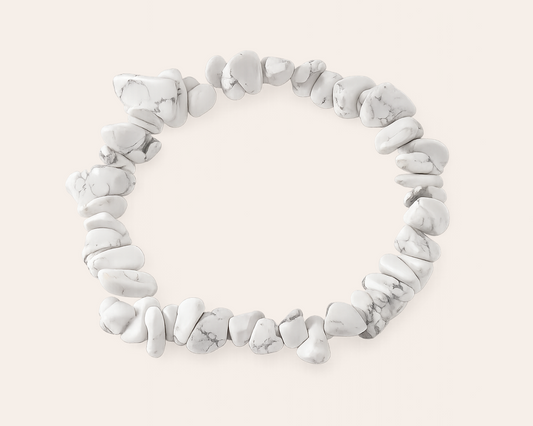 White chip bracelet