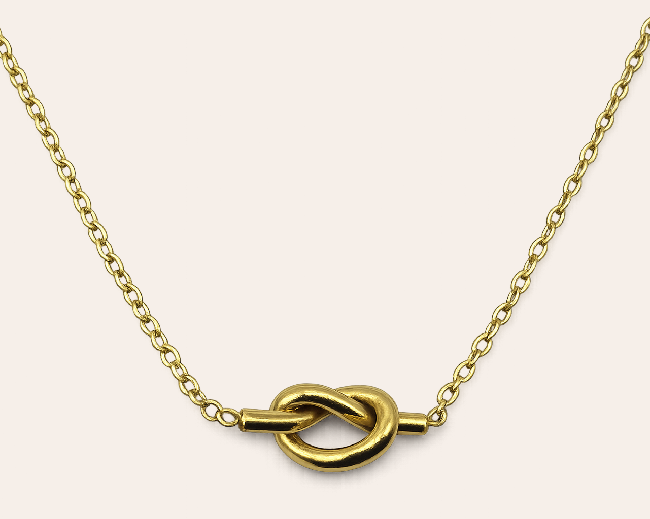 ✨ Minimalist necklace made of stainless steel in gold color