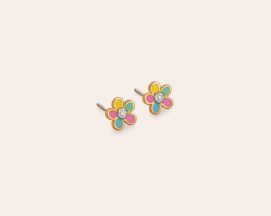 Minis: Blumen-Ohrringe