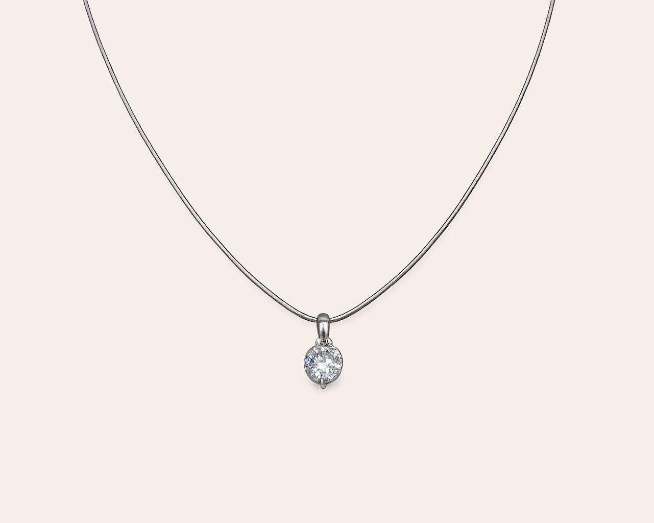 O-förmige Kette aus Edelstahl 316L| Farbe: Silber