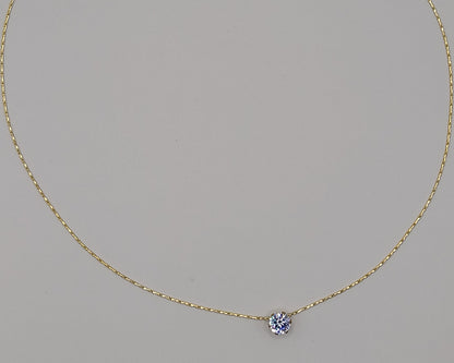 O-förmige Kette aus Edelstahl- Goldfarbig