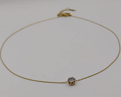 O-förmige Kette aus Edelstahl- Goldfarbig
