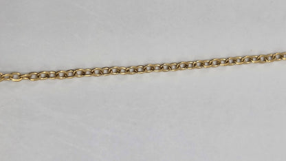 ✨ Minimalist necklace made of stainless steel in gold color