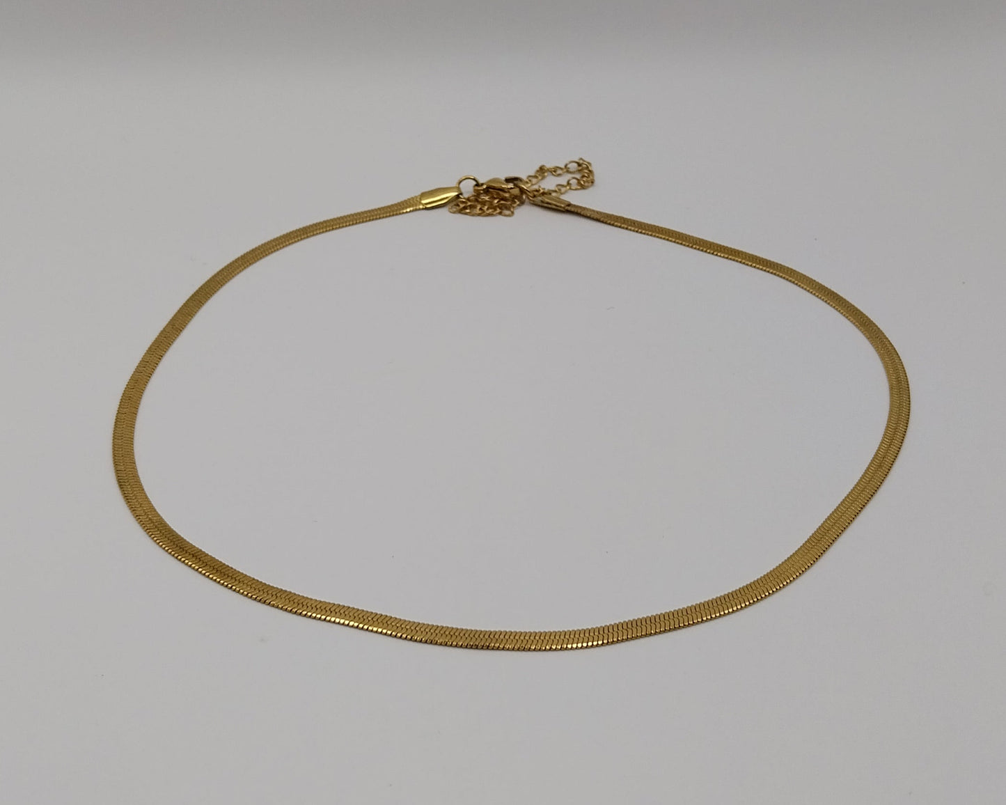 3 mm Schlangenkette aus Edelstahl –  wasserfest