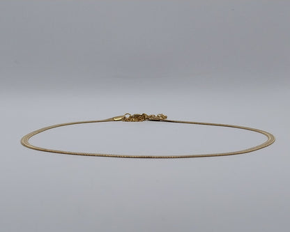 3 mm Schlangenkette aus Edelstahl –  wasserfest