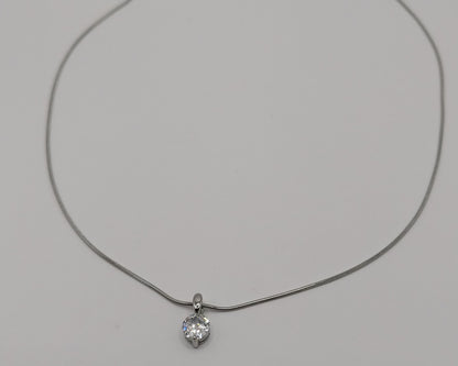 O-förmige Kette aus Edelstahl 316L| Farbe: Silber