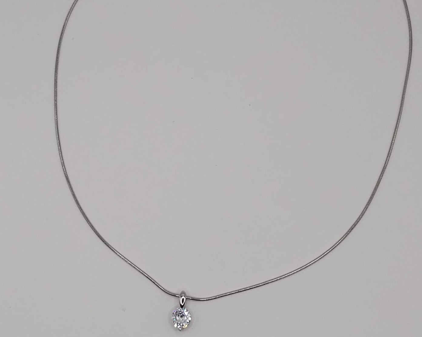 O-förmige Kette aus Edelstahl 316L| Farbe: Silber