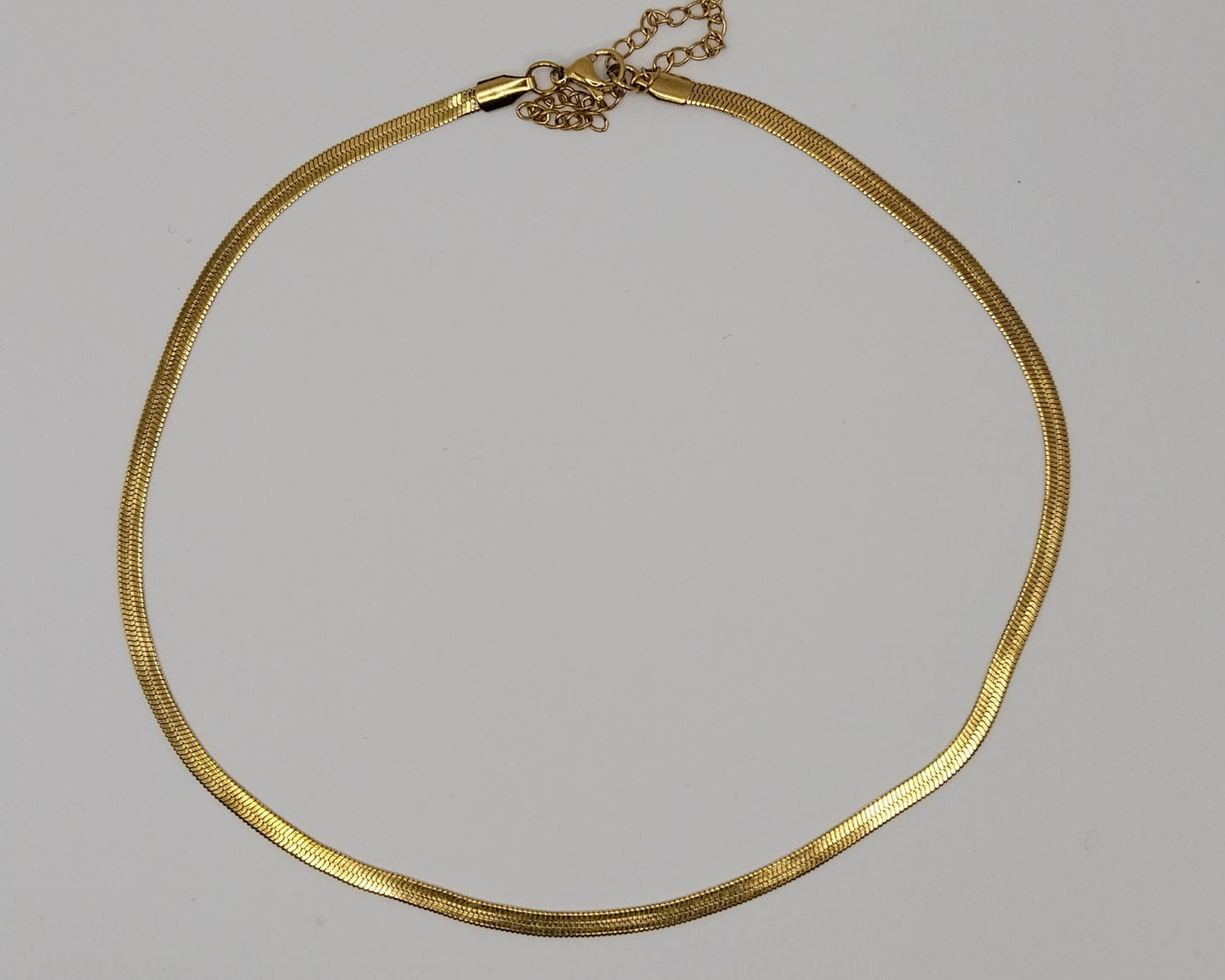3 mm Schlangenkette aus Edelstahl –  wasserfest