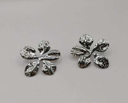 Klassische Blumen-Ohrringe aus Edelstahl 304 für Damen
