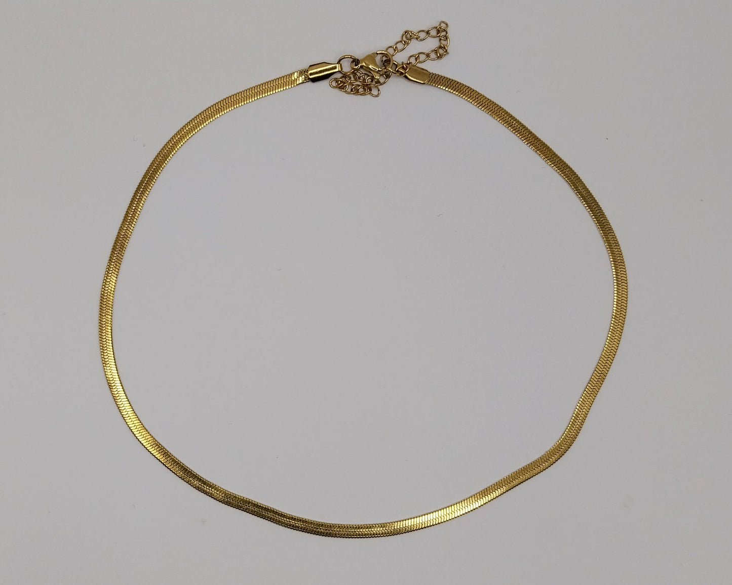 3 mm Schlangenkette aus Edelstahl –  wasserfest