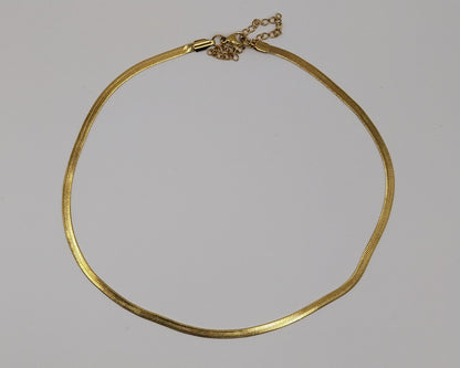 3 mm Schlangenkette aus Edelstahl –  wasserfest
