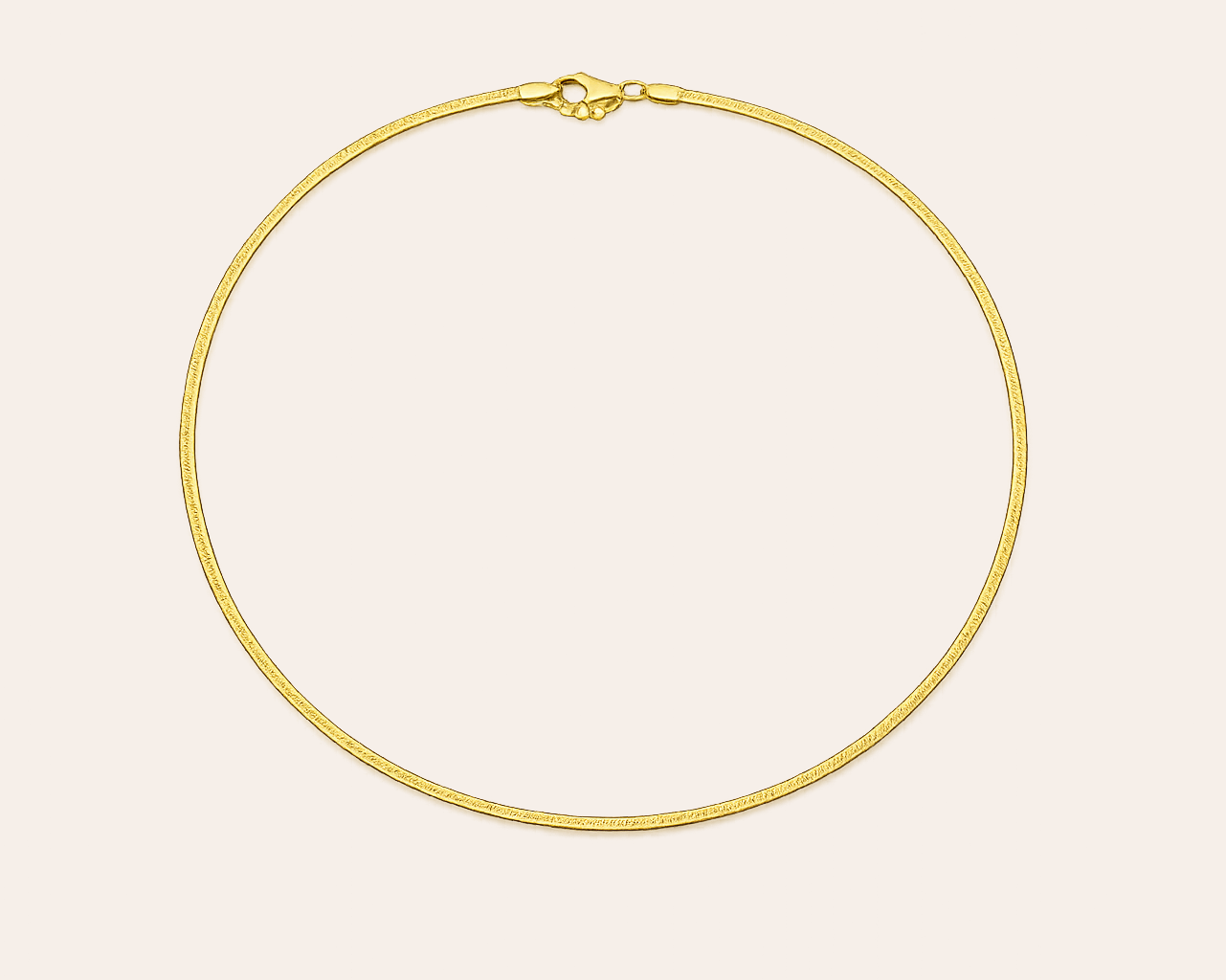 2 mm Schlangenkette aus Edelstahl –  perfekt für Layering