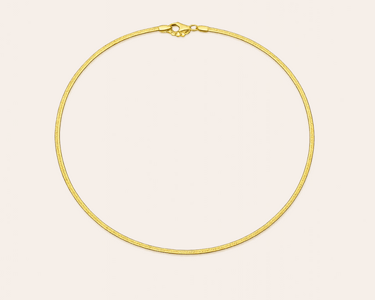 2 mm Schlangenkette aus Edelstahl –  perfekt für Layering